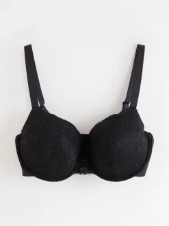 Bh>Lindex Akleja Balconette Bh Med Spets Black