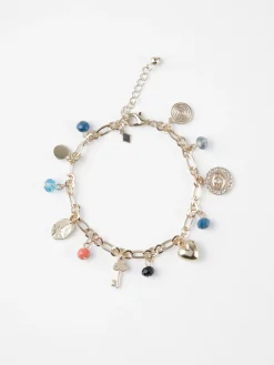 Accessoarer>Lindex Armband Med Berlocker Gold