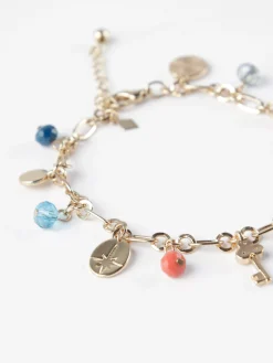 Accessoarer>Lindex Armband Med Berlocker Gold