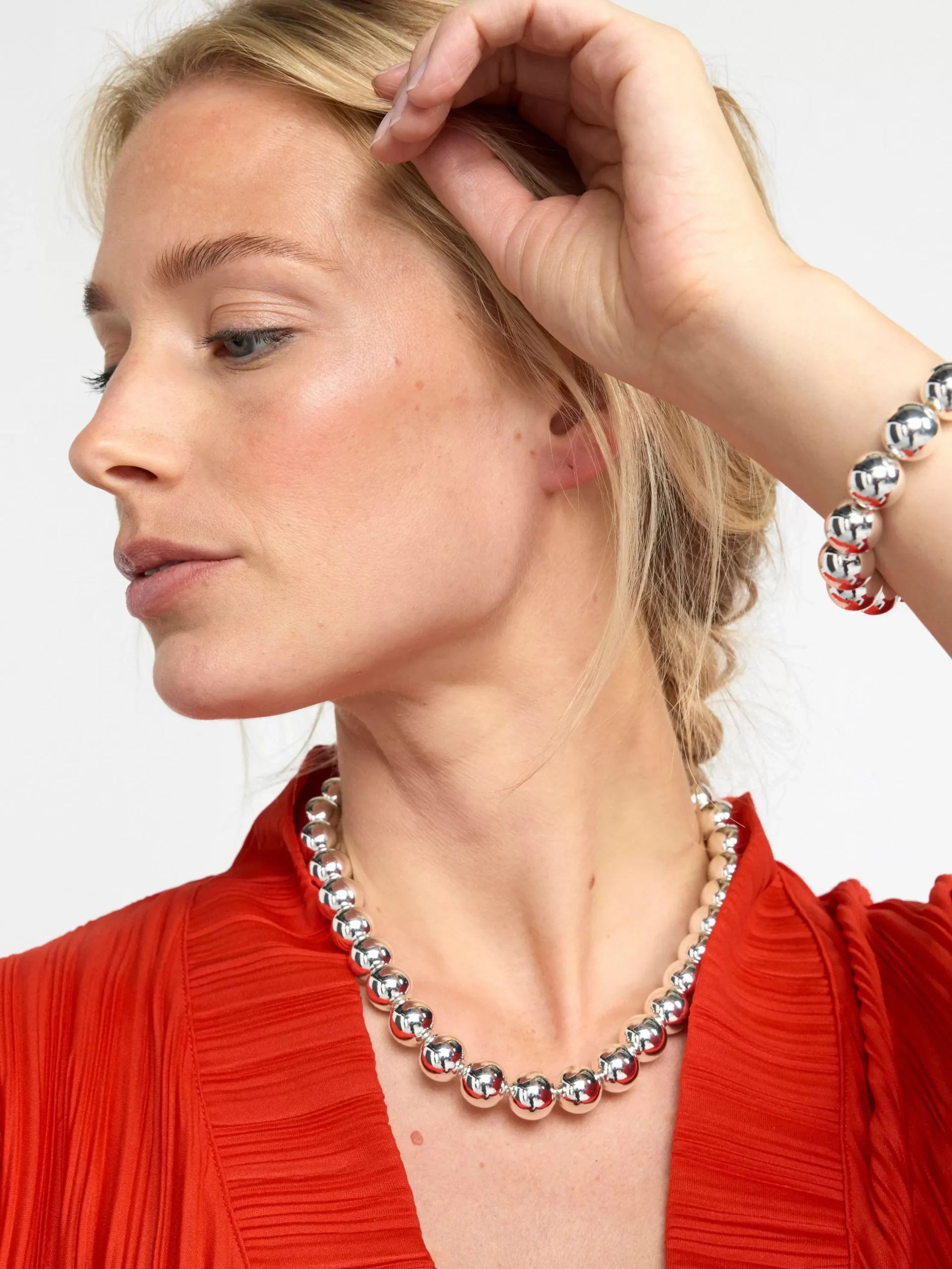 Accessoarer>Lindex Armband Med Parlor Silver