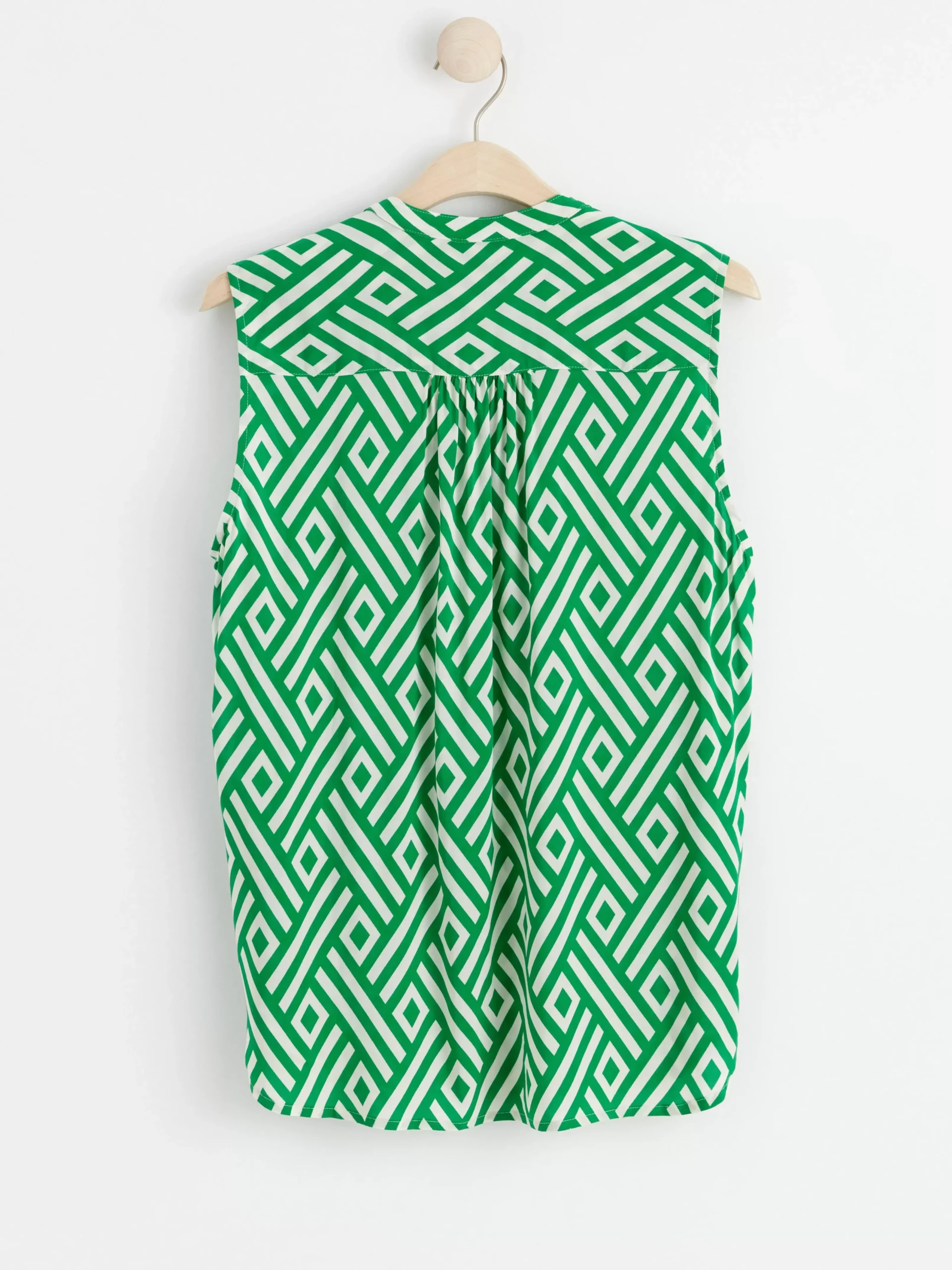 Blusar & Skjortor>Lindex Armlos Blus Med Monster Green