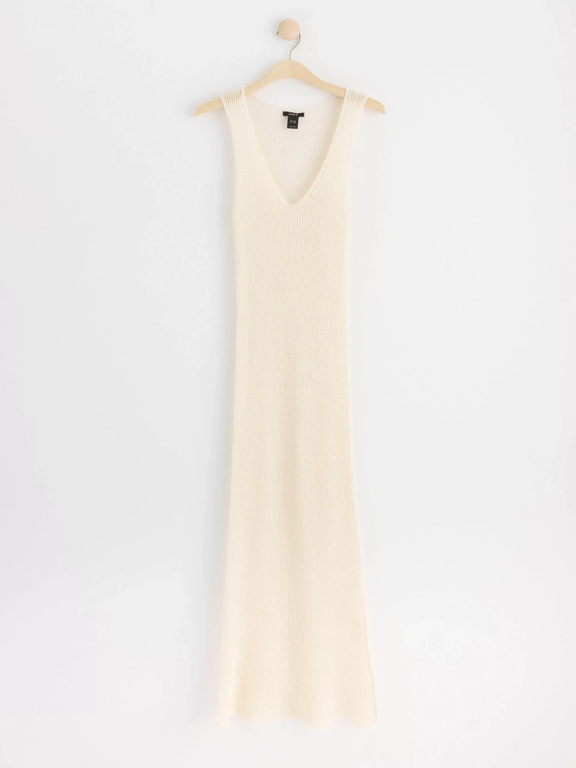 Klänningar>Lindex Armlos Stickad Klanning Beige