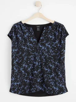 Toppar & T-Shirts>Lindex Armlos Topp Med V-Ringning Black