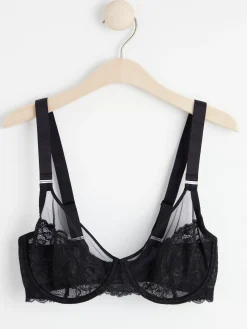 Bh>Lindex Aster Ovadderad Bh Black