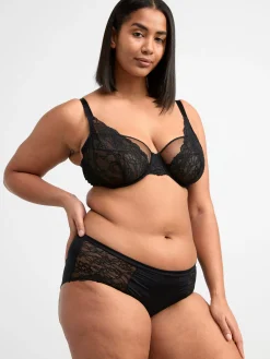 Bh>Lindex Aster Ovadderad Bh Black