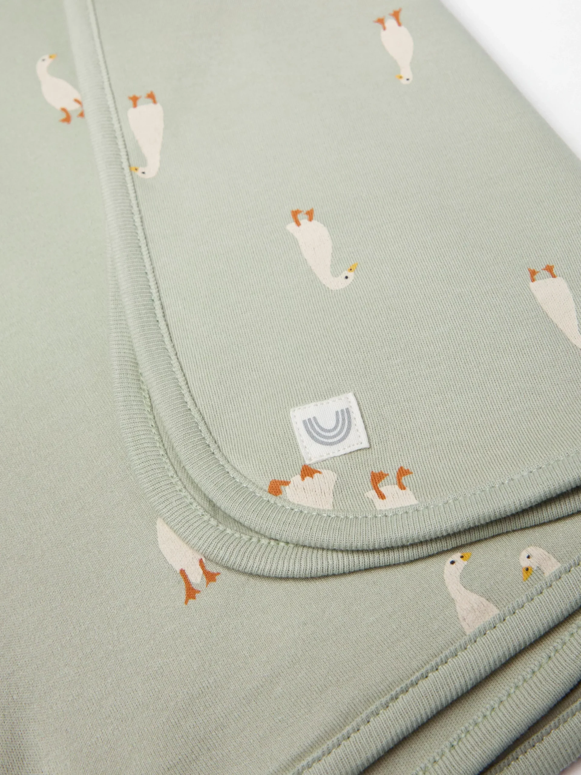 Nyfodd>Lindex Babyfilt Med Gass Dusty Green