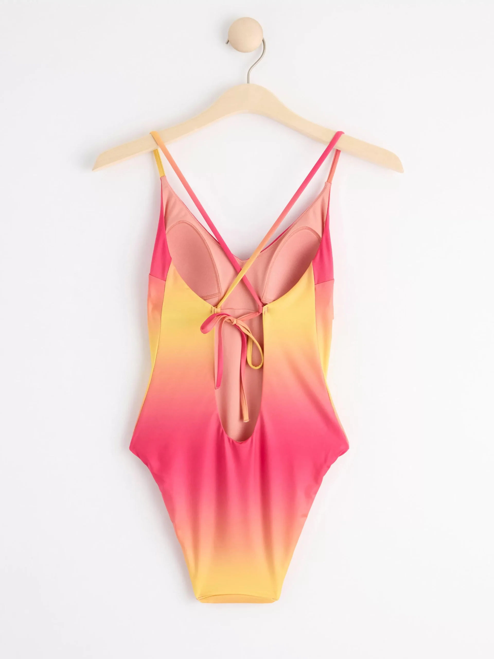 Badkläder>Lindex Baddrakt Med Tonande Farg Dark Pink