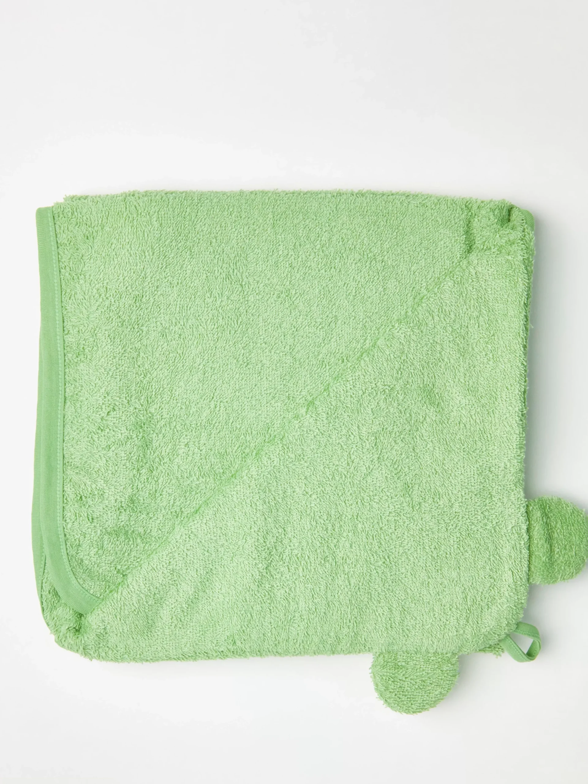 Nyfodd>Lindex Badhandduk I Frotte Med Grodhuva Green