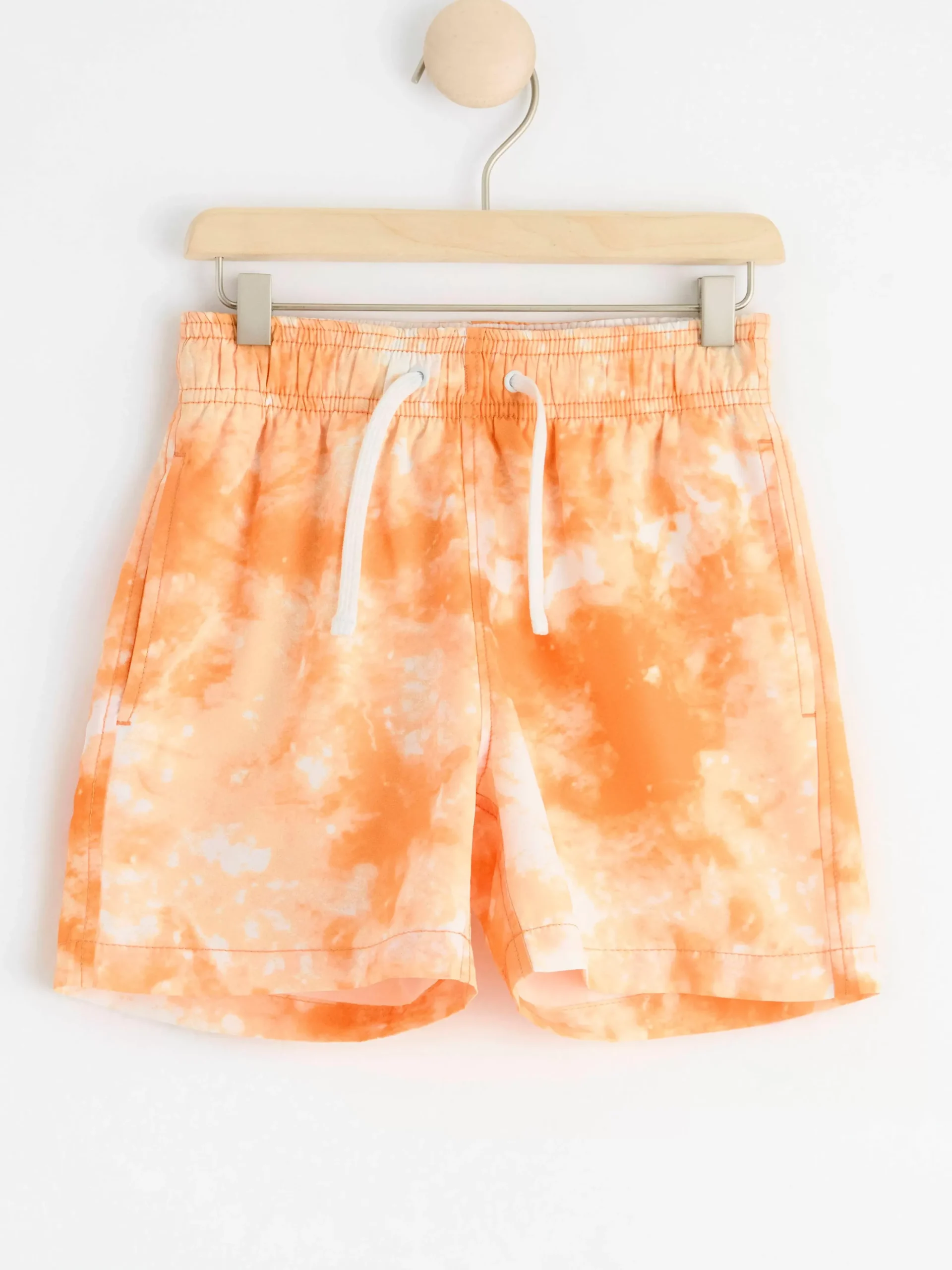 Badkläder & Uv>Lindex Badshorts Med Batikmonster Light Dusty Orange