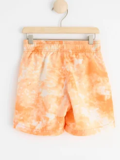 Badkläder & Uv>Lindex Badshorts Med Batikmonster Light Dusty Orange