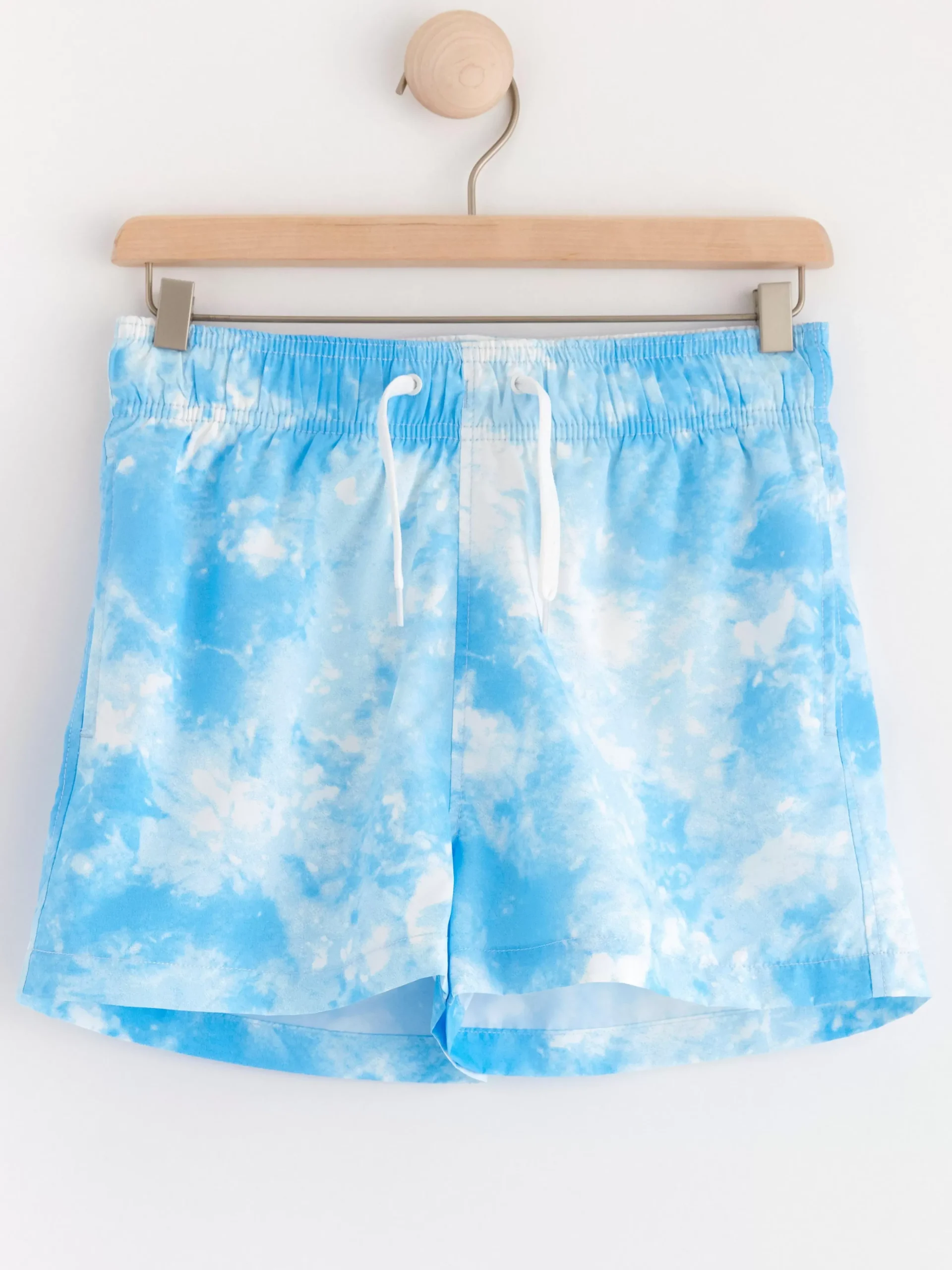 Badkläder & Uv>Lindex Badshorts Med Batikmonster Light Dusty Blue