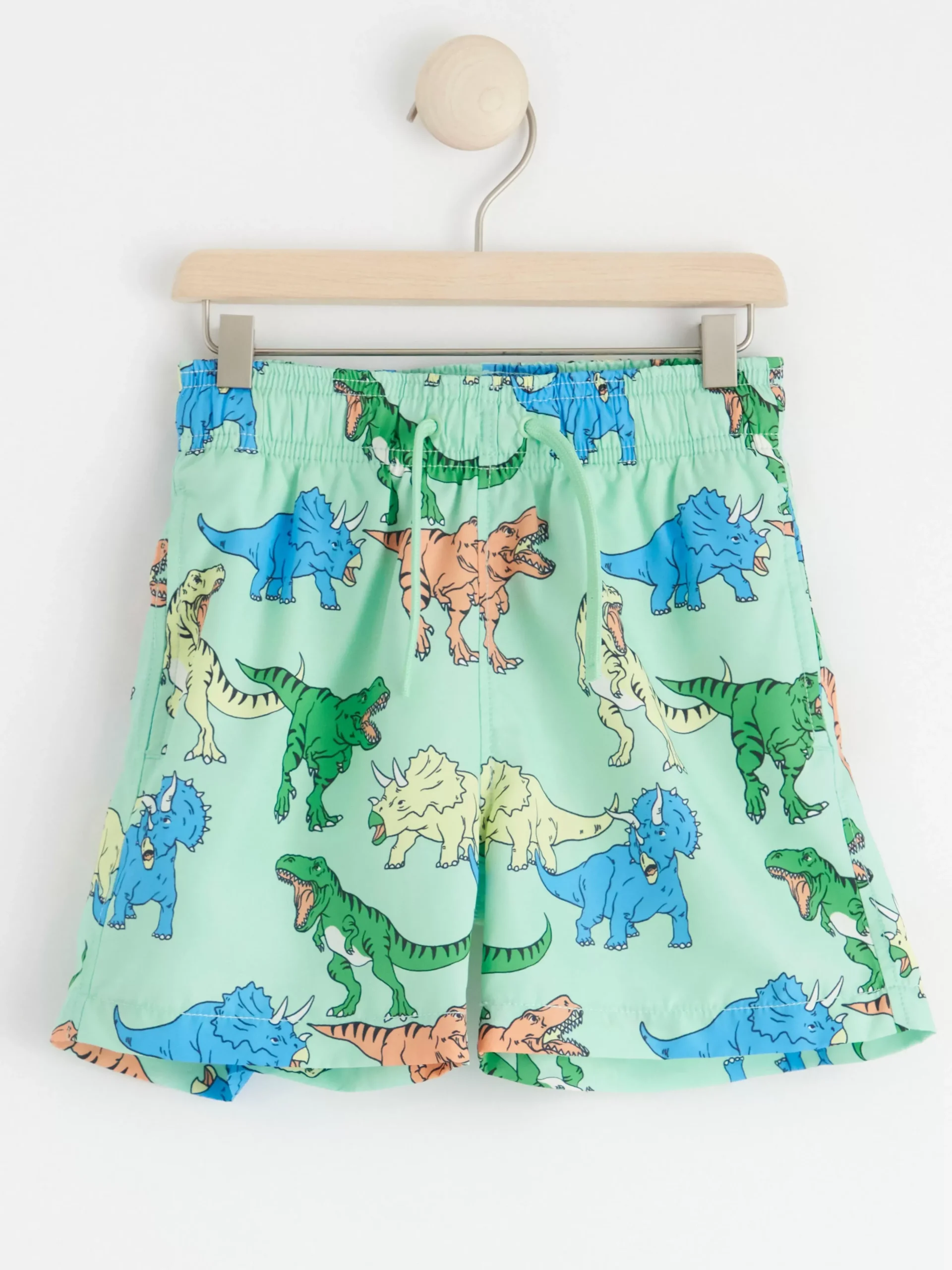 Badkläder & Uv>Lindex Badshorts Med Dinosaurier Turquoise