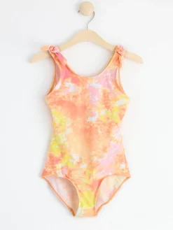 Badkläder & Uv>Lindex Batikmonstrad Baddrakt Light Coral