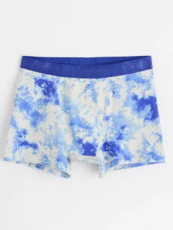 Underkläder>Lindex Batikmonstrade Boxershorts Dk Blue