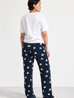 Byxor>Lindex Bella Rak Monstrad Byxa Navy