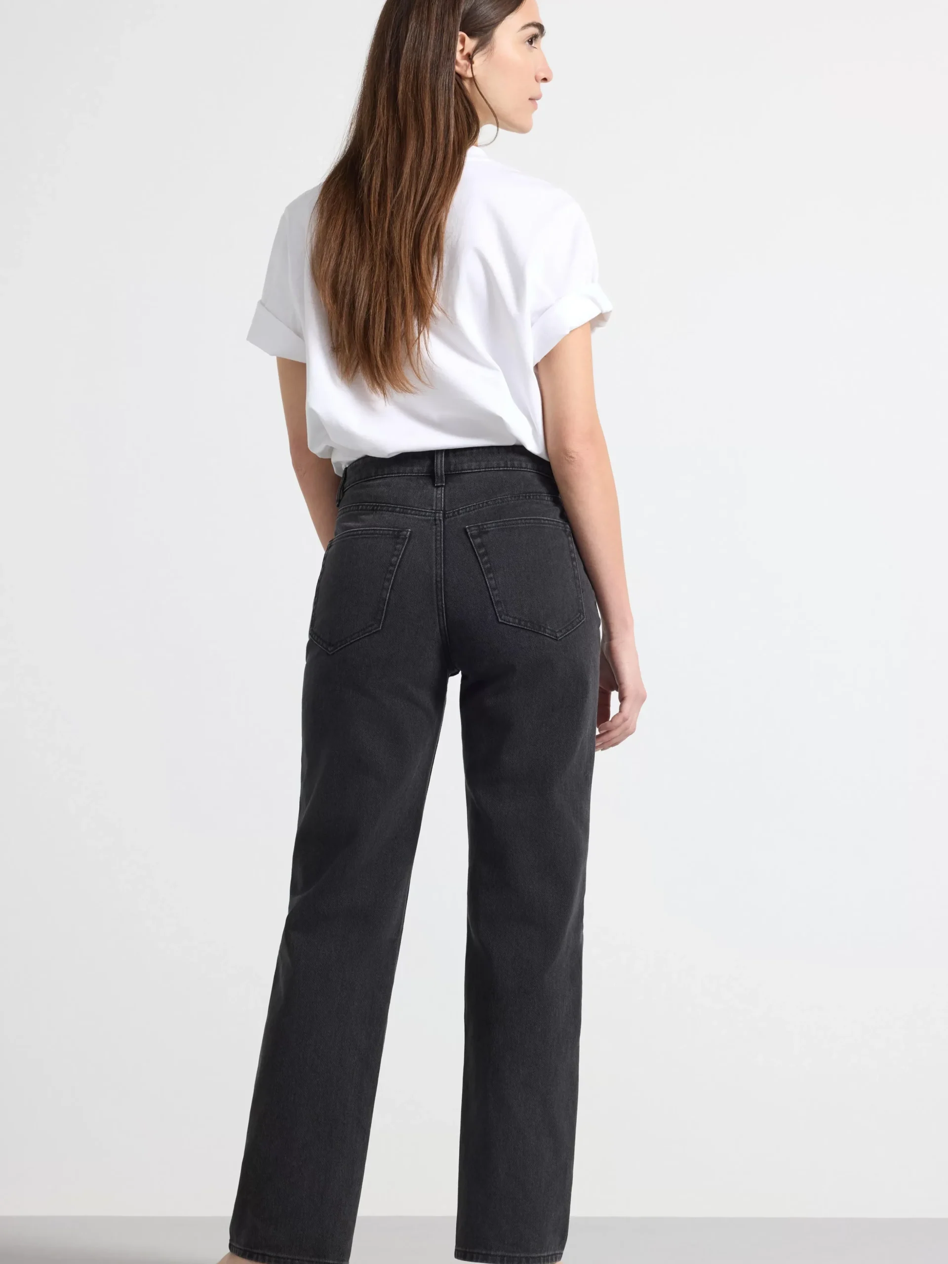 Jeans>Lindex Betty Raka High Waist Jeans Black