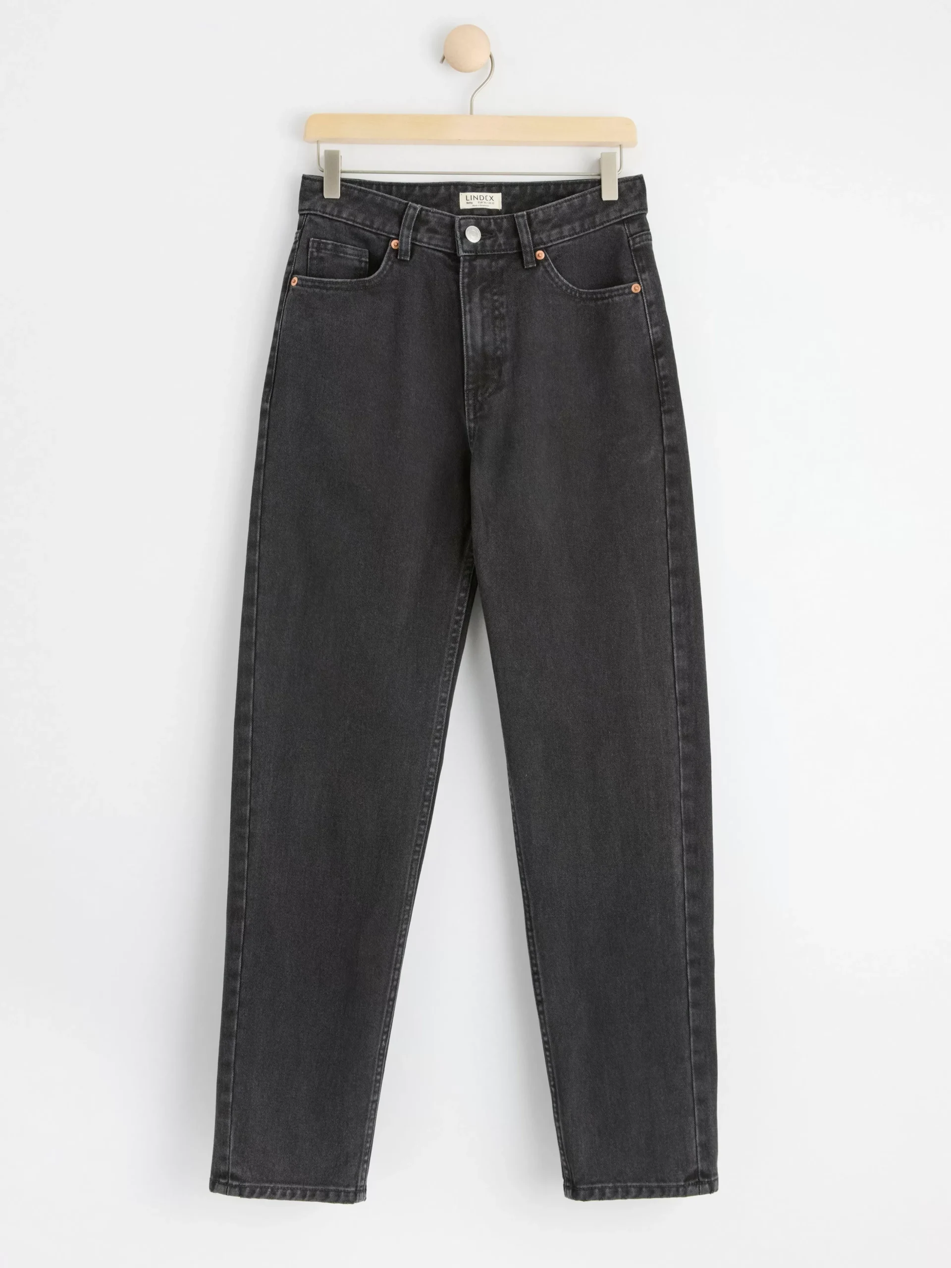 Jeans>Lindex Betty Raka High Waist Jeans Black