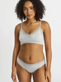 Trosor>Lindex Bikini Regular Waist Trosa Light Grey Melange