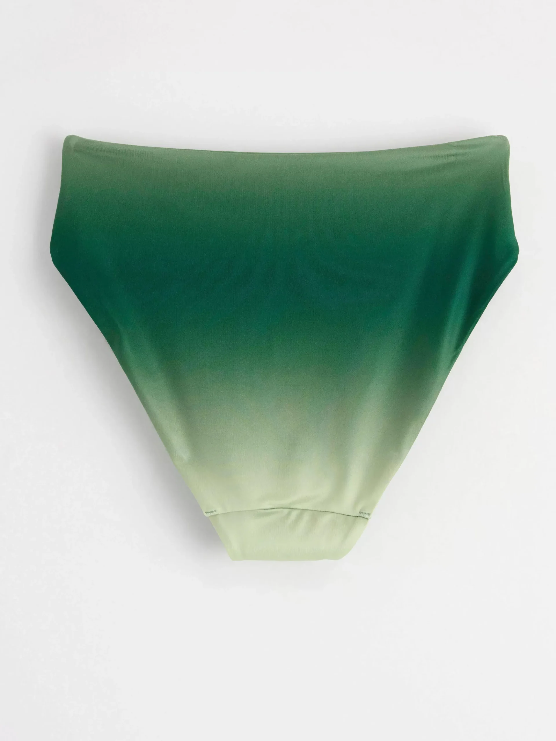 Badkläder>Lindex Bikinibyxa Med Hog Midja Och Tonande Farg Dark Dusty Green