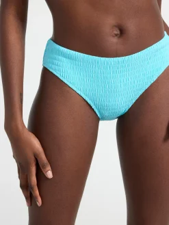 Badkläder>Lindex Bikinitrosa Med Krinklad Struktur Turquoise