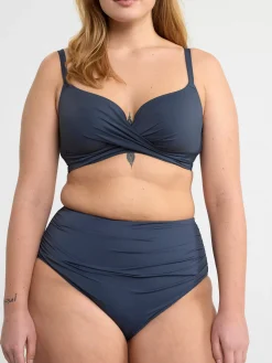 Badkläder>Lindex Bikinitrosa Shaping Dark Blue