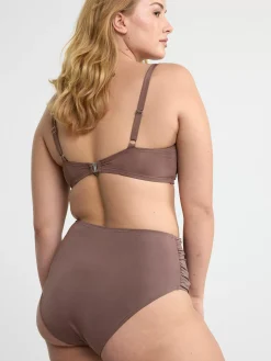 Badkläder>Lindex Bikinitrosa Shaping Dark Dusty Brown