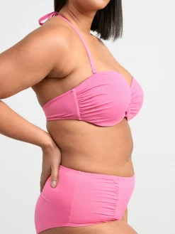Badkläder>Lindex Bikiniunderdel I Hipstermodell Med Medelhog Midja Pink