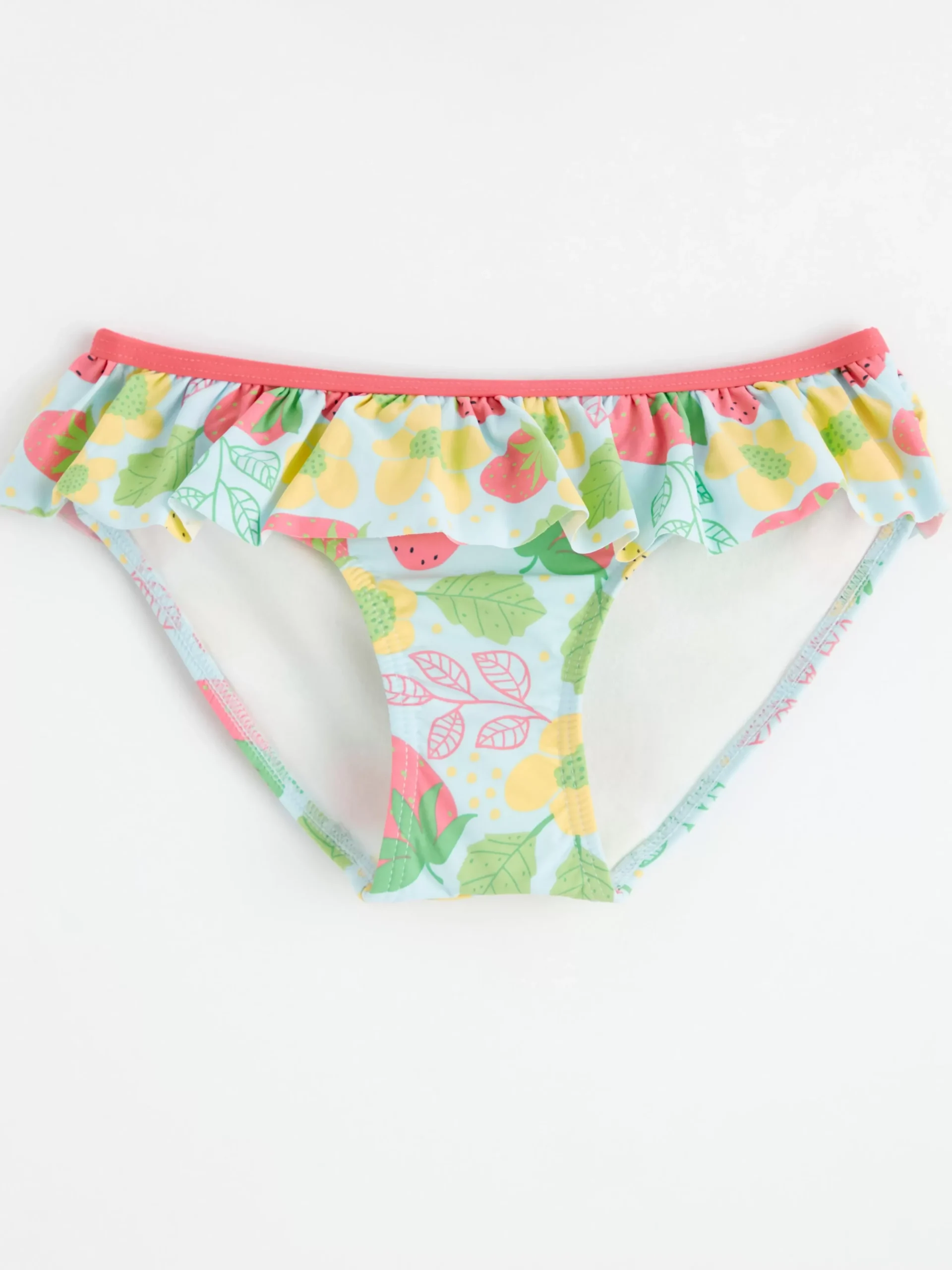 Badkläder & Uv>Lindex Bikiniunderdel Med Volang Light Blue