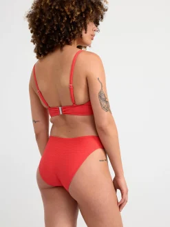 Badkläder>Lindex Bikiniunderdel Regular Waist Light Red