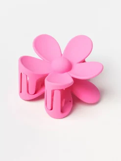 Accessoarer>Lindex Blomformad Harklamma Pink