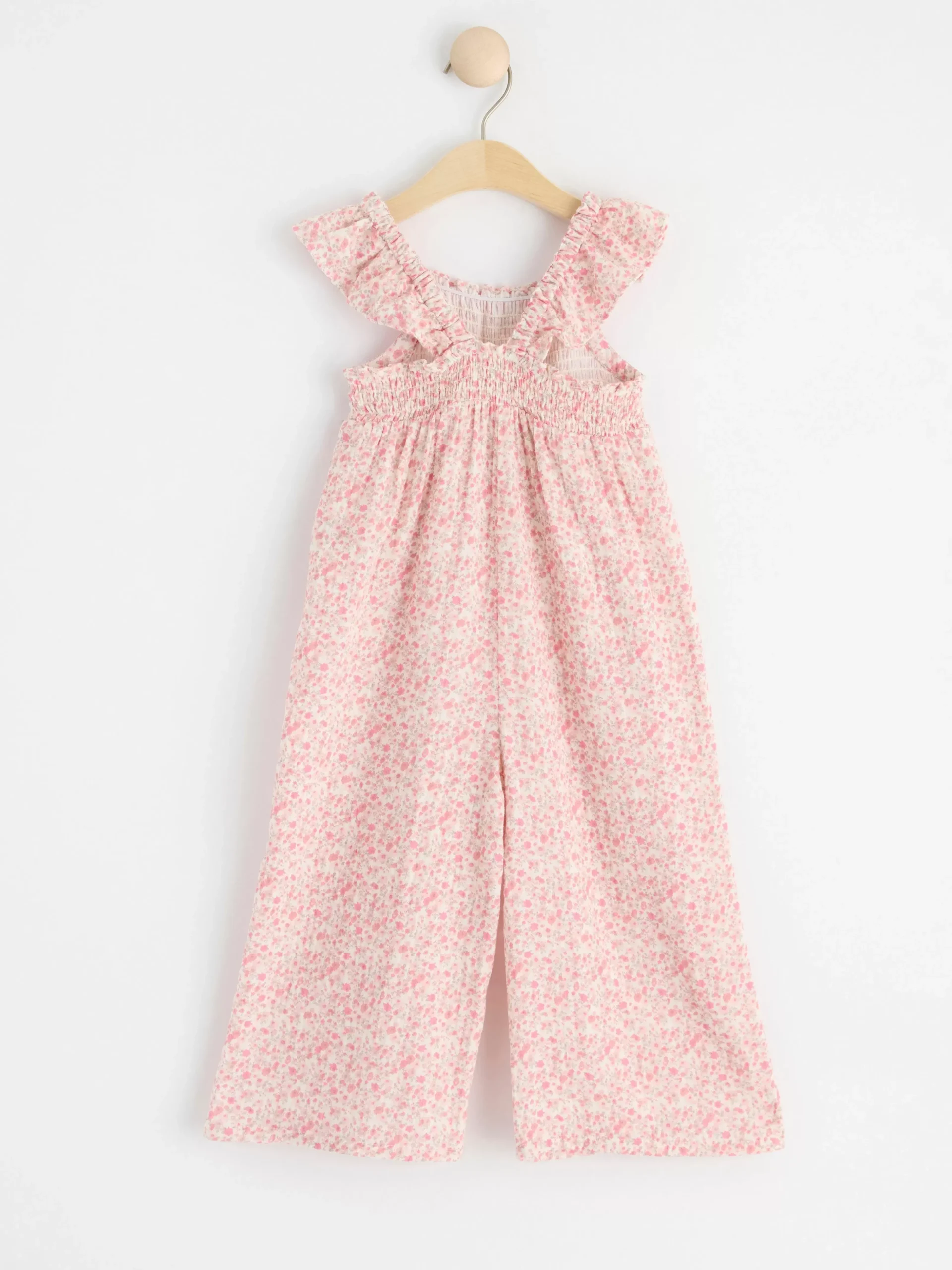 Jumpsuits>Lindex Blommig Jumpsuit Light Pink