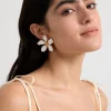 Accessoarer>Lindex Blomorhangen White