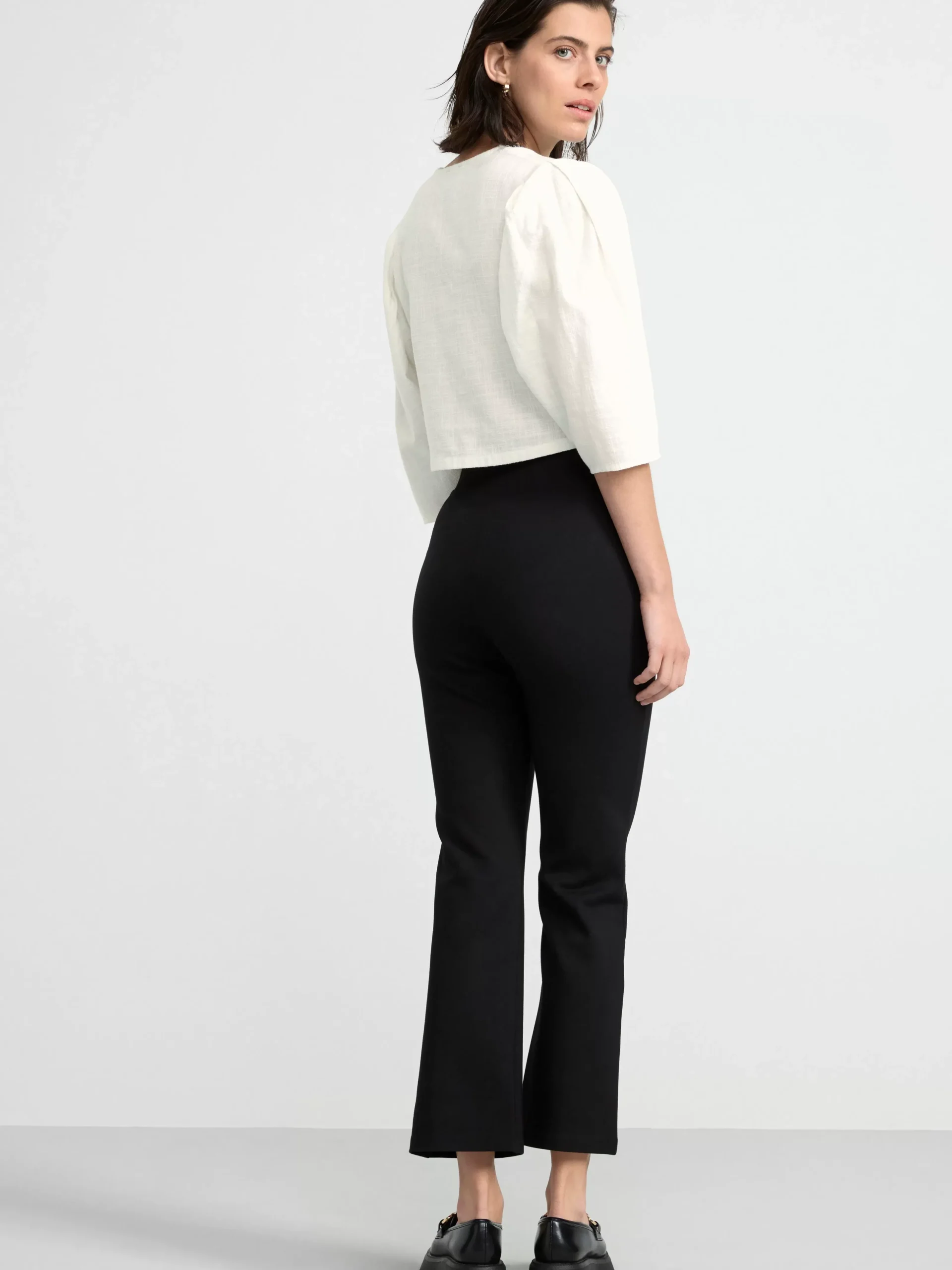 Blusar & Skjortor>Lindex Blus Med Brodyr Light White