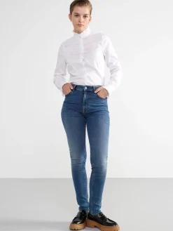 Blusar & Skjortor>Lindex Blus Med Volangdetaljer White