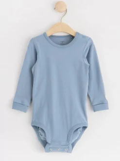 Bodies>Lindex Body Med Langa Armar Dusty Blue