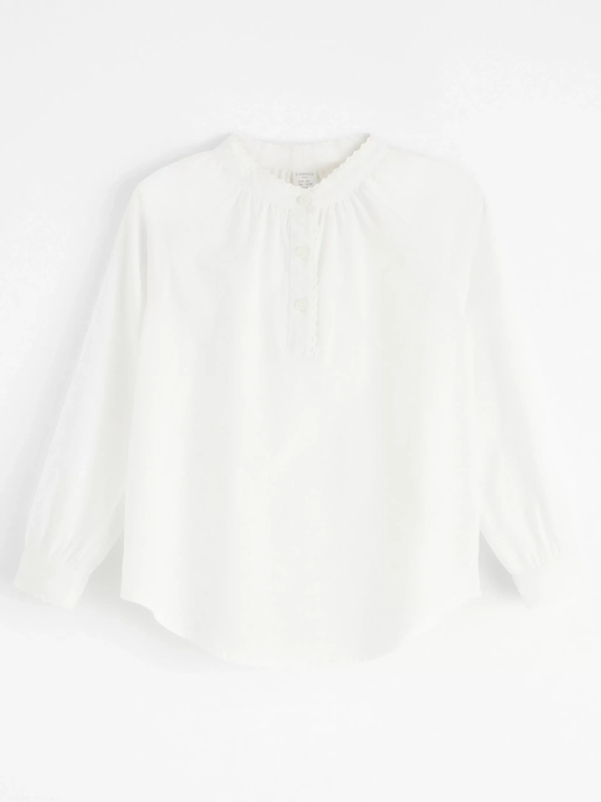 Toppar & T-Shirts>Lindex Bomullsblus White