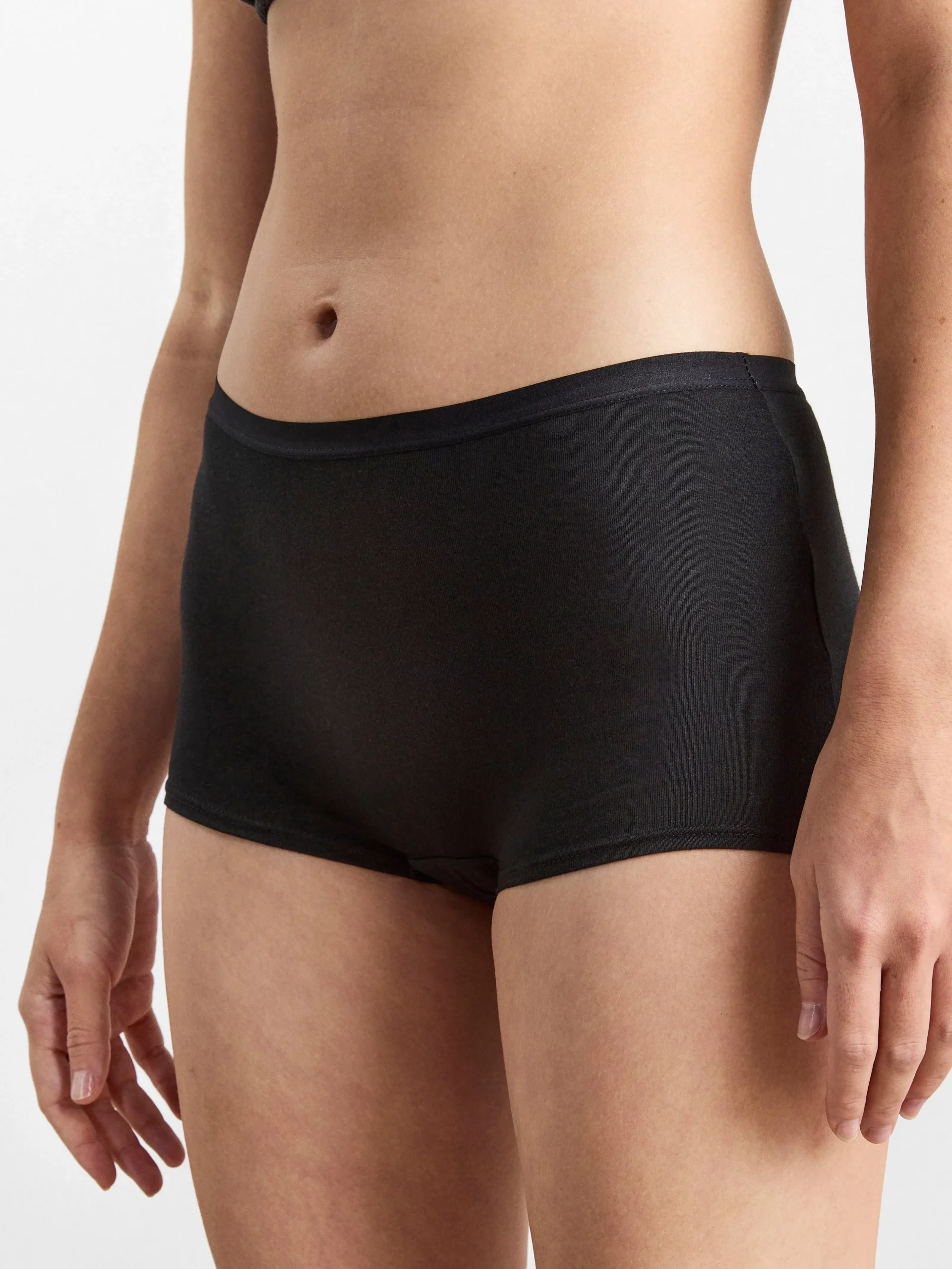 Trosor>Lindex Boxer High Trosa Black