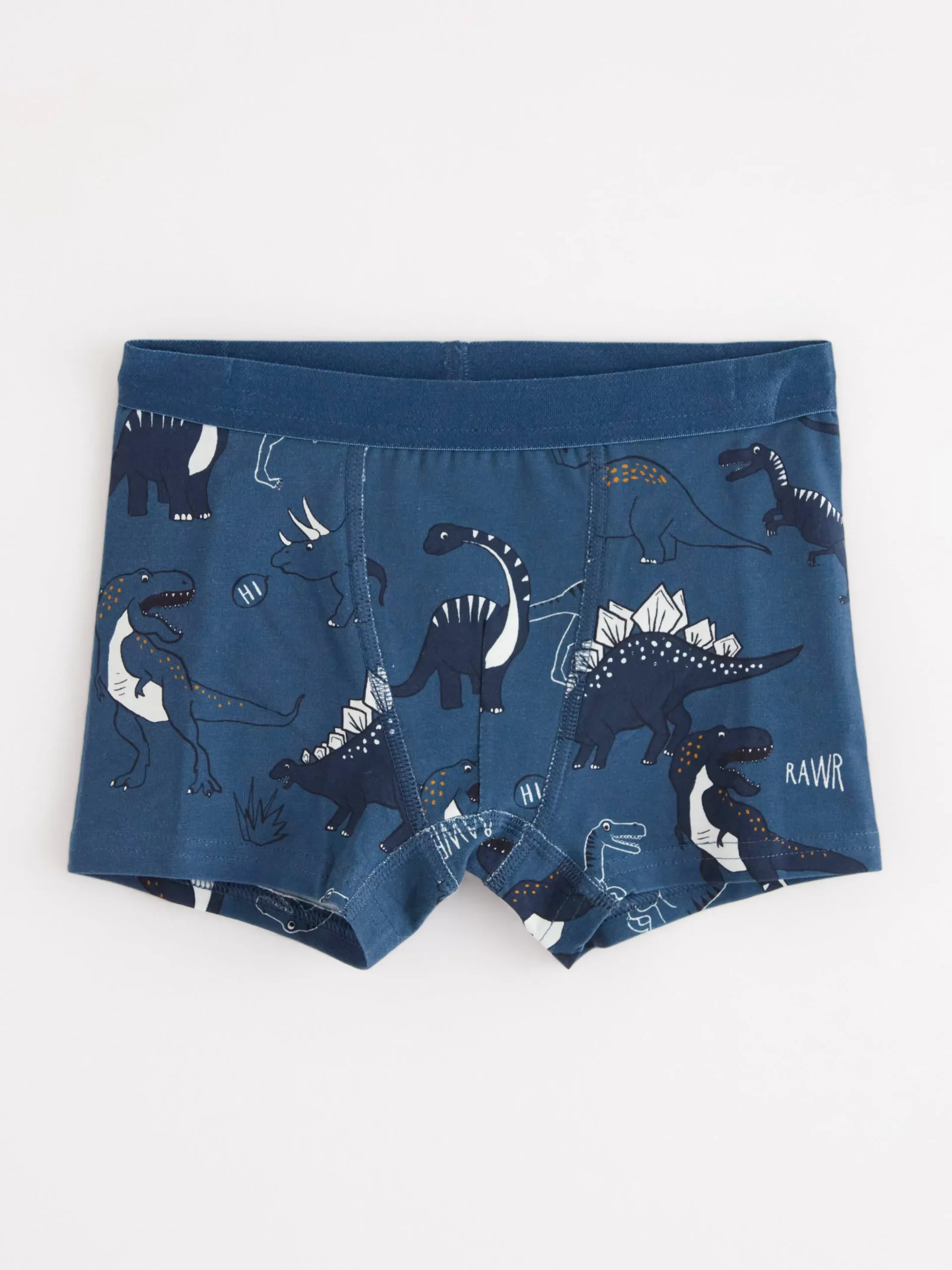 Underkläder>Lindex Boxershorts Med Dinosaurier Dark Dusty Blue