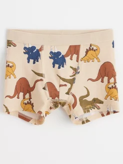 Underkläder>Lindex Boxershorts Med Dinosaurier Light Beige