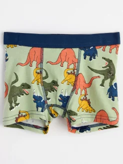 Underkläder>Lindex Boxershorts Med Dinosaurier Light Dusty Green