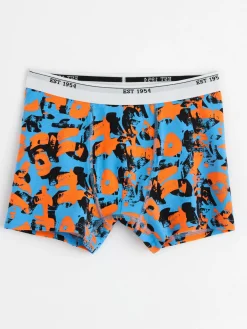 Underkläder>Lindex Boxershorts Med Heltackande Monster Light Dusty Blue