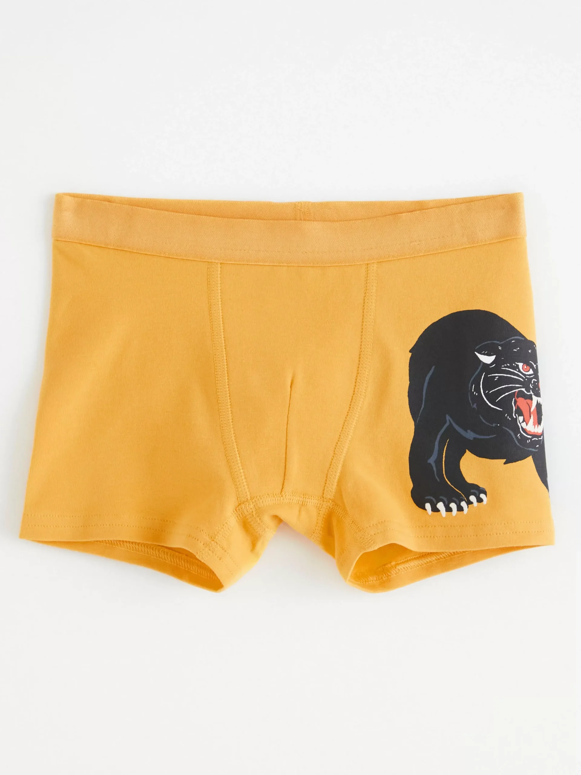 Underkläder>Lindex Boxershorts Med Panter Dark Dusty Yellow