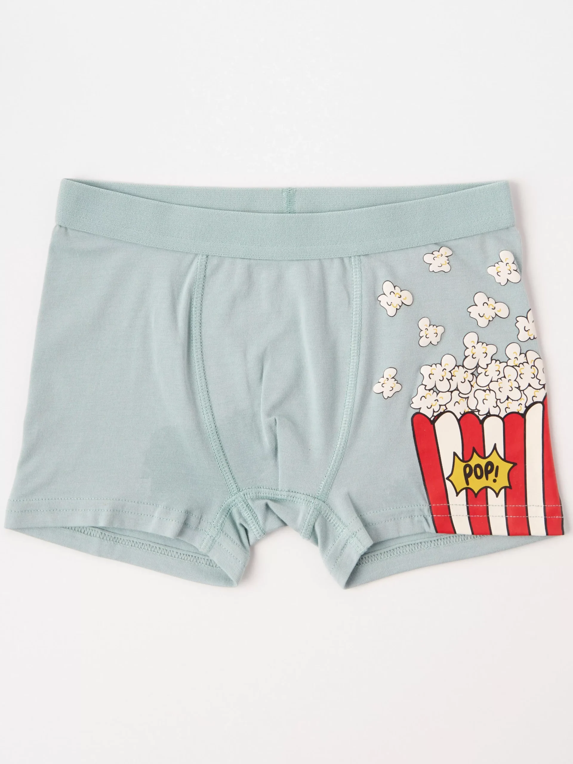 Underkläder>Lindex Boxershorts Med Popcorntryck Light Aqua