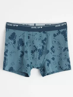 Underkläder>Lindex Boxershorts Med Spelmonster Light Dusty Blue