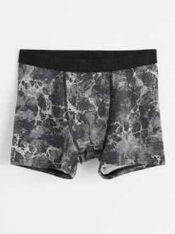 Underkläder>Lindex Boxershorts Med Tryck Offblack