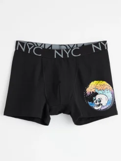 Underkläder>Lindex Boxershorts Med Tryck Black