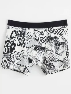 Underkläder>Lindex Boxershorts Med Tryck Black
