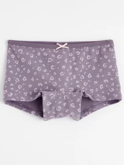 Underkläder>Lindex Boxertrosa Med Leopardmonster Dk Dusty Lilac