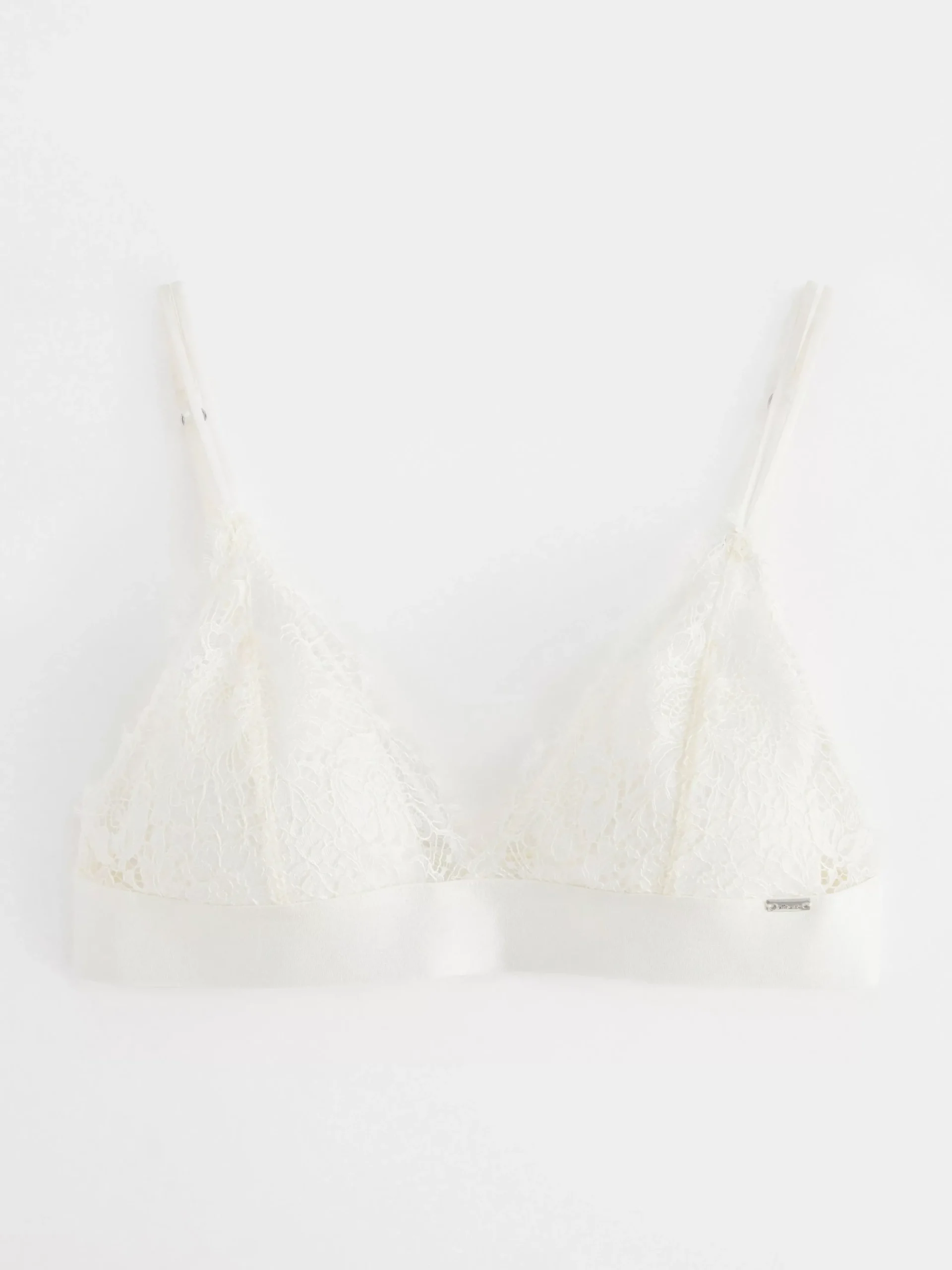 Bh>Lindex Bralette Light White