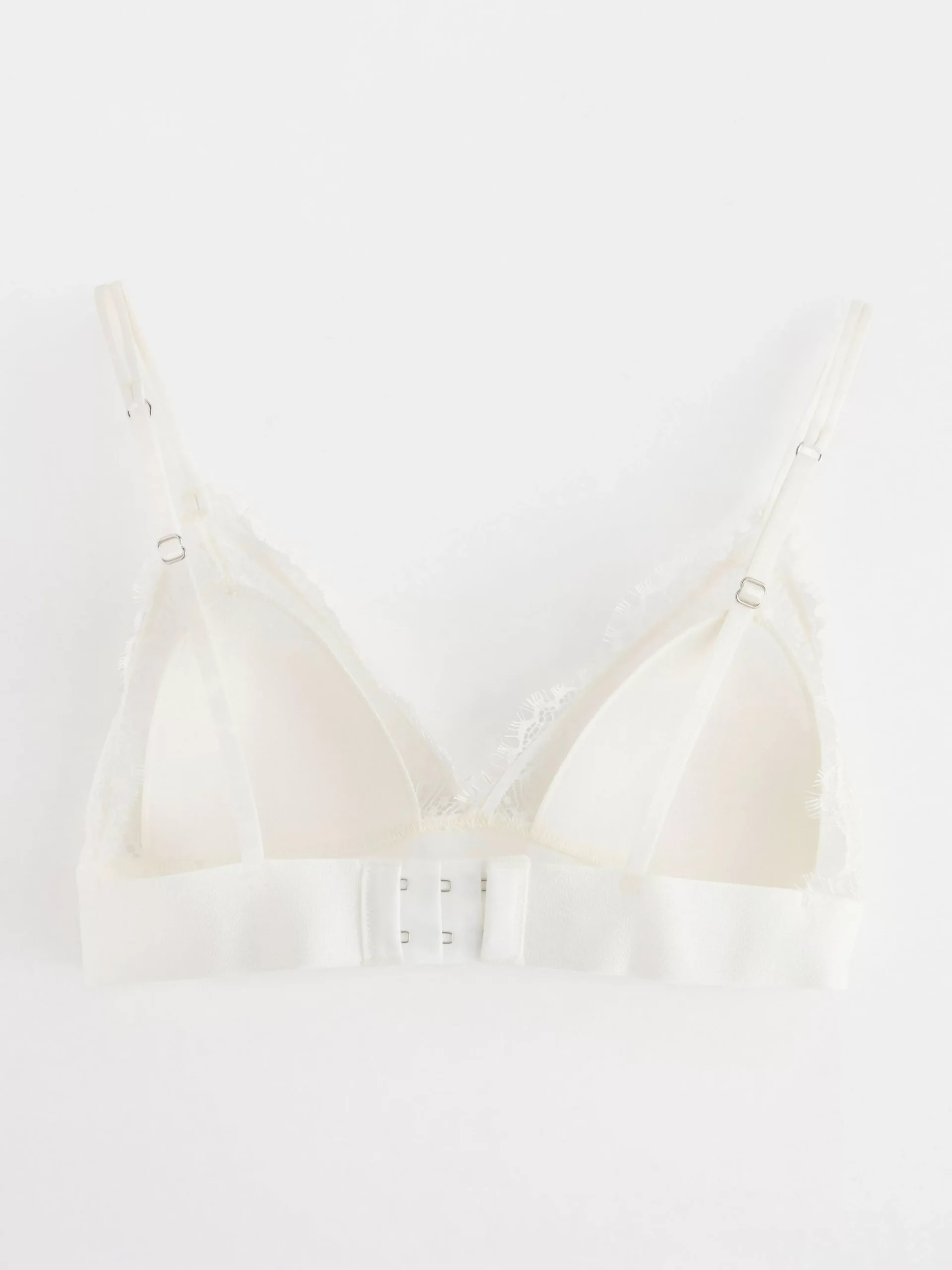 Bh>Lindex Bralette Light White